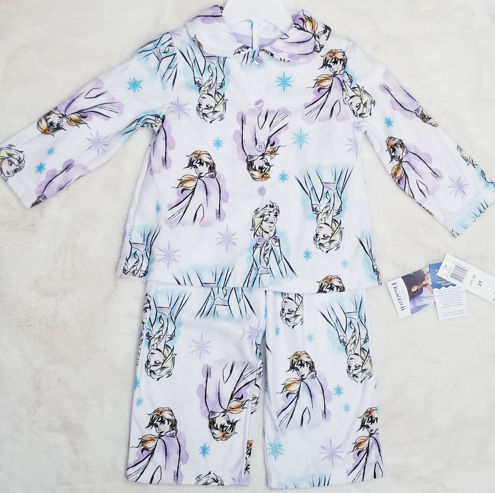 Disney Frozen 2 Pajama's Flame Resistant 2T